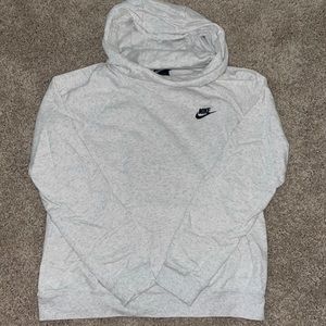 Nike white/ash grey loose neck sweatshirt size M